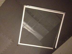 damaged T.T storm window